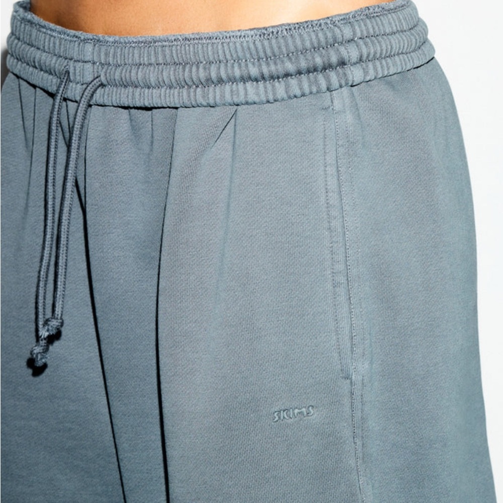NWT💎SKIMS Boyfriend Zircon Fleece Sweatpants Size Small Oversized Fit Retail $98 - Picture 2 of 7